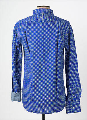 Chemise manches longues coupe cintrée bleu EUROPANN homme