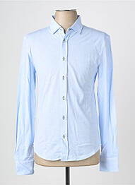 Chemise manches longues coupe cintrée bleu EUROPANN homme