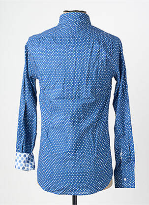 Chemise manches longues imprimé fantaisie bleu EUROPANN homme