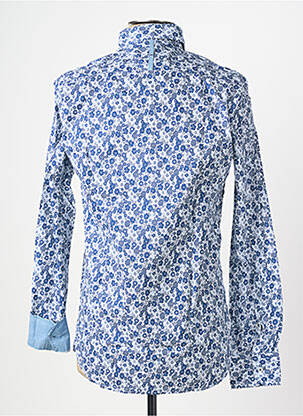 Chemise manches longues coupe cintrée bleu EUROPANN homme