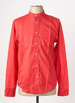 Chemise manches longues coupe cintrée rouge EUROPANN homme