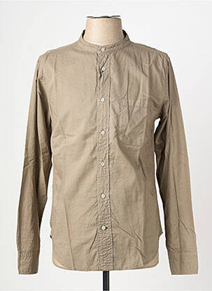 Chemise manches longues coupe cintrée vert EUROPANN homme