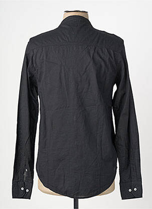 Chemise manches longues coupe cintrée noir EUROPANN homme