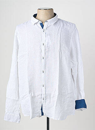 Chemise manches longues coupe droite blanc EUROPANN homme