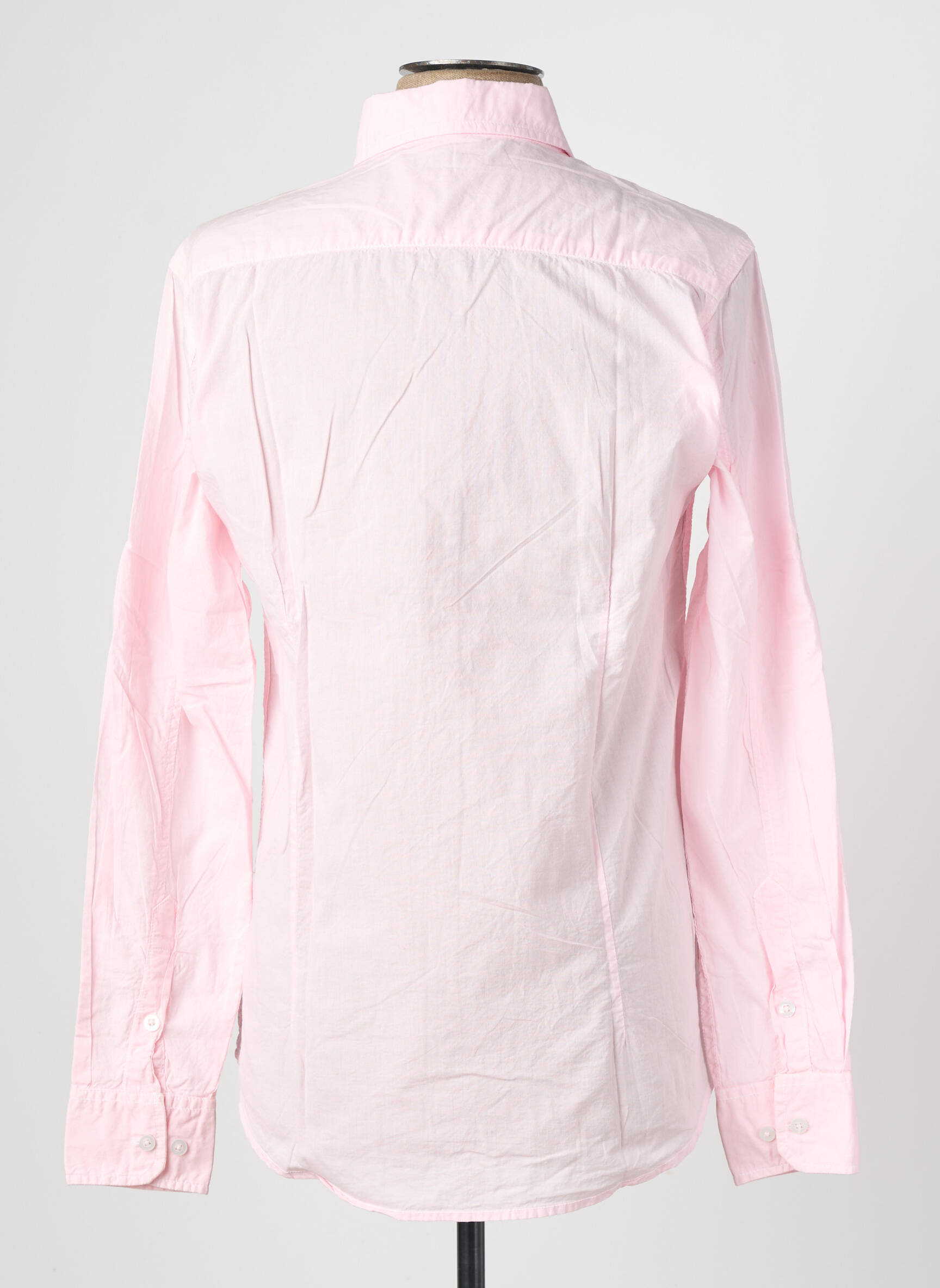 Chemise manches longues coupe cintrée rose clair EUROPANN homme