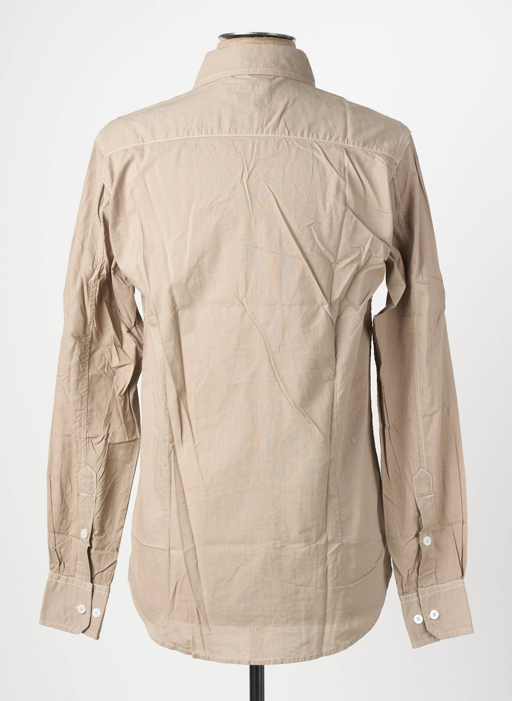 Chemise manches longues coupe cintrée vert EUROPANN homme
