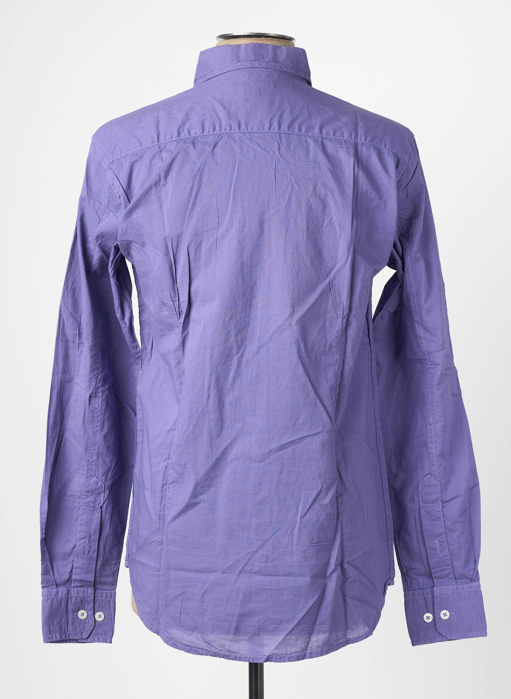 Chemise manches longues coupe cintrée bleu EUROPANN homme
