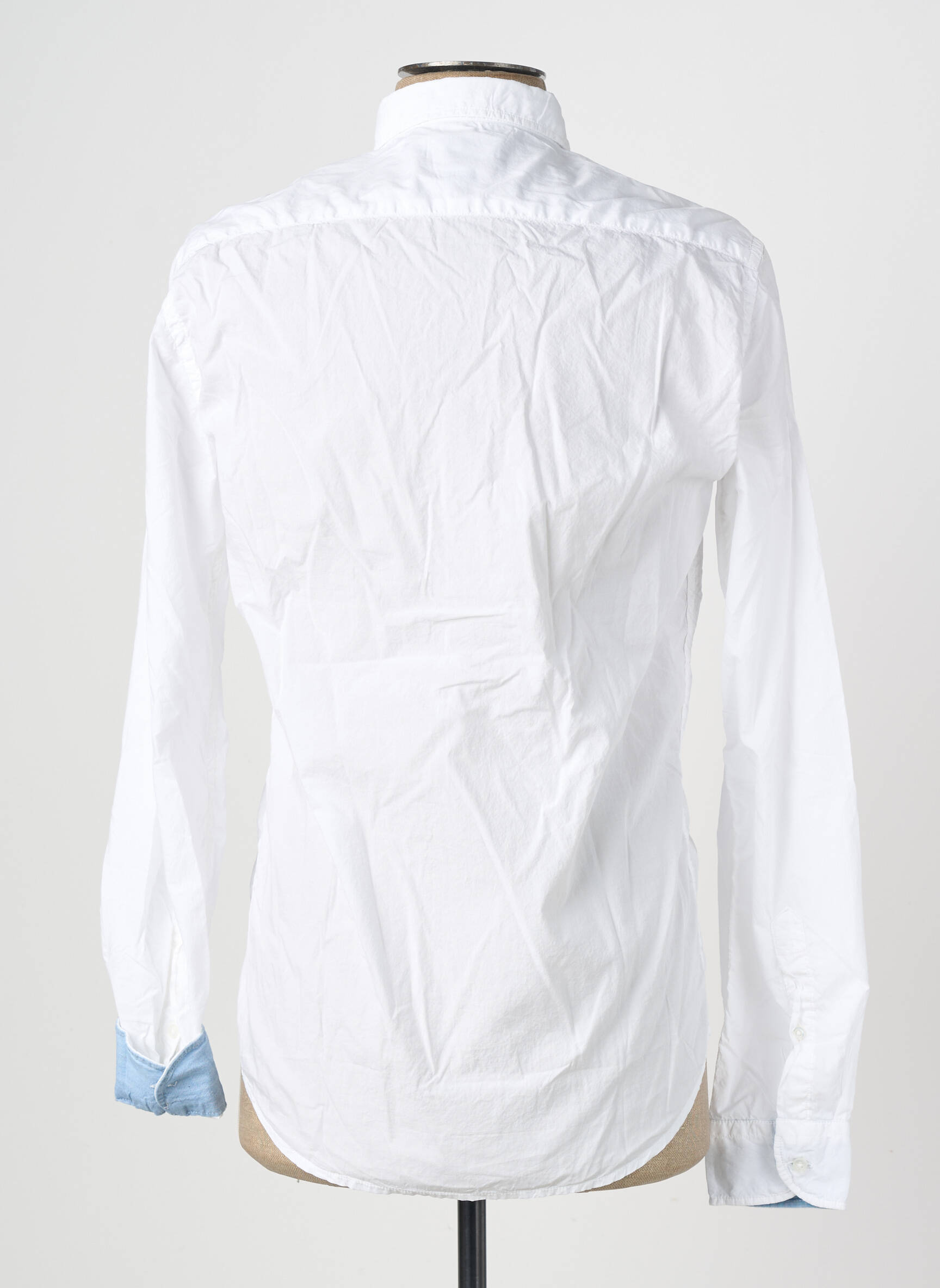 Chemise manches longues coupe cintrée blanc EUROPANN homme