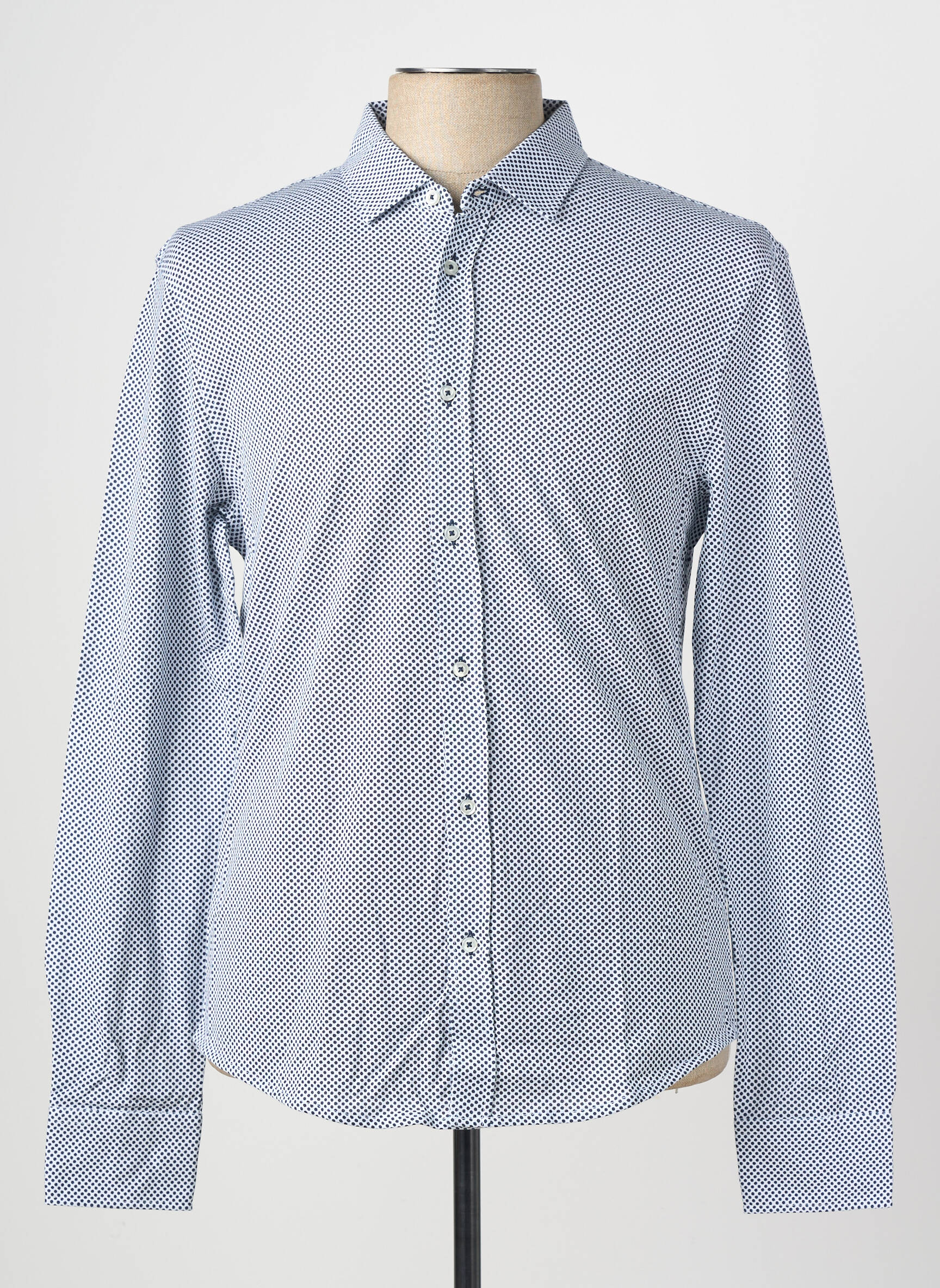 Chemise manches longues coupe cintrée noir EUROPANN homme