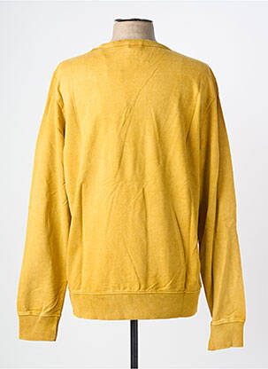 Sweat-shirt stretch manches longues jaune IRON AND RESIN homme