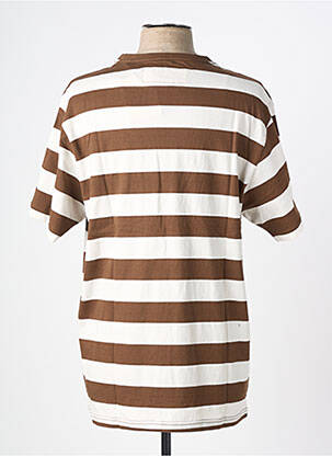 T-shirt coupe cintrée manches courtes marron IRON AND RESIN homme