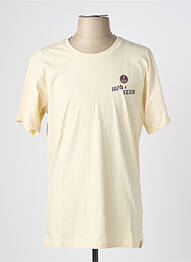 T-shirt coupe cintrée manches courtes beige IRON AND RESIN homme