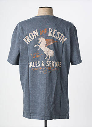 T-shirt coupe cintrée manches courtes gris IRON AND RESIN homme
