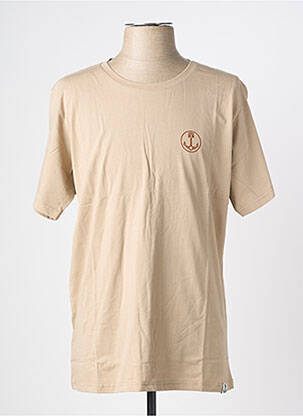 T-shirt coupe cintrée manches courtes marron IRON AND RESIN homme