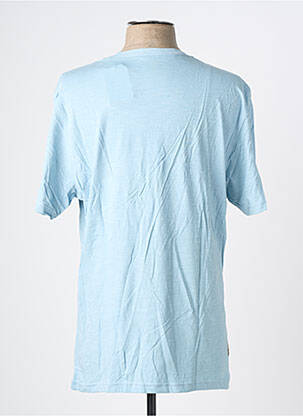 T-shirt coupe cintrée manches courtes bleu DAYTONA homme