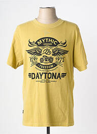 T-shirt stretch manches courtes vert DAYTONA homme