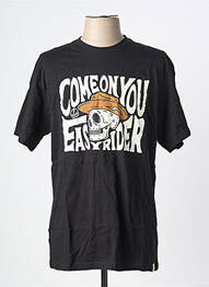T-shirt coupe cintrée manches courtes noir IRON AND RESIN homme