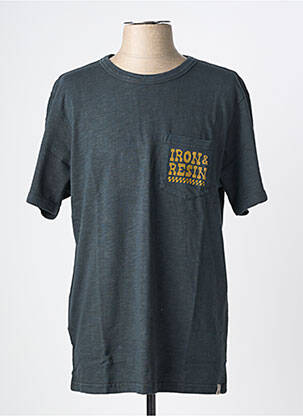 T-shirt coupe cintrée manches courtes gris IRON AND RESIN homme