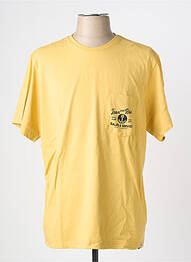 T-shirt coupe cintrée manches courtes jaune IRON AND RESIN homme