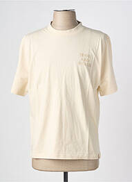 T-shirt stretch manches courtes beige IRON AND RESIN homme