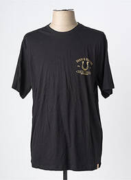 T-shirt coupe cintrée manches courtes noir IRON AND RESIN homme