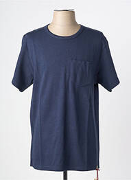 T-shirt coupe cintrée manches courtes bleu IRON AND RESIN homme