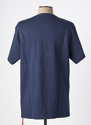 T-shirt coupe cintrée manches courtes bleu IRON AND RESIN homme