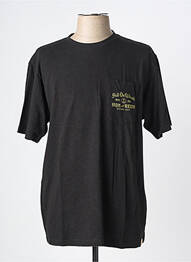 T-shirt stretch manches courtes noir IRON AND RESIN homme
