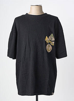 T-shirt stretch manches courtes noir IRON AND RESIN homme