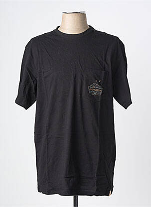 T-shirt coupe cintrée manches courtes noir IRON AND RESIN homme