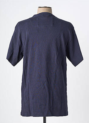 T-shirt coupe cintrée manches courtes bleu IRON AND RESIN homme