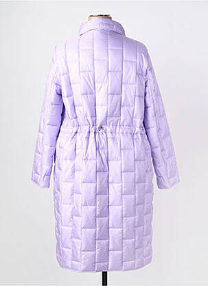 Doudoune manches longues sans capuche violet PREGIO COUTURE femme