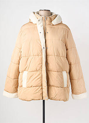 Doudoune manches longues a capuche beige THERMOLACTYL BY DAMART femme