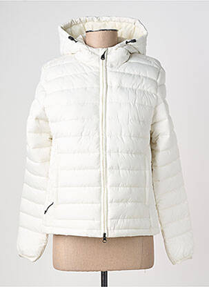 Doudoune manches longues a capuche blanc NORTH SAILS femme