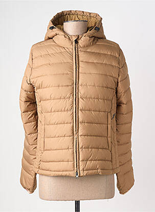 Doudoune manches longues a capuche marron NORTH SAILS femme