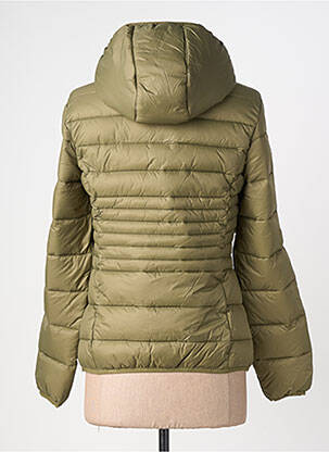 Doudoune manches longues a capuche vert FILA femme
