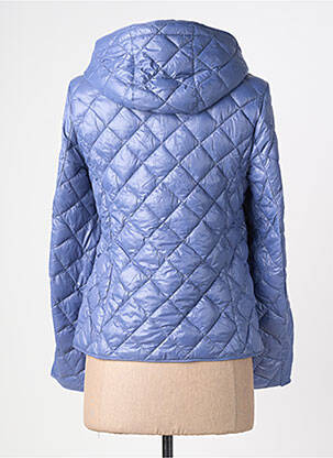 Doudoune manches longues a capuche bleu W COLLECTION femme