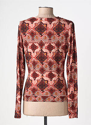 Top manches longues manches longues rouge LA FEE MARABOUTEE femme
