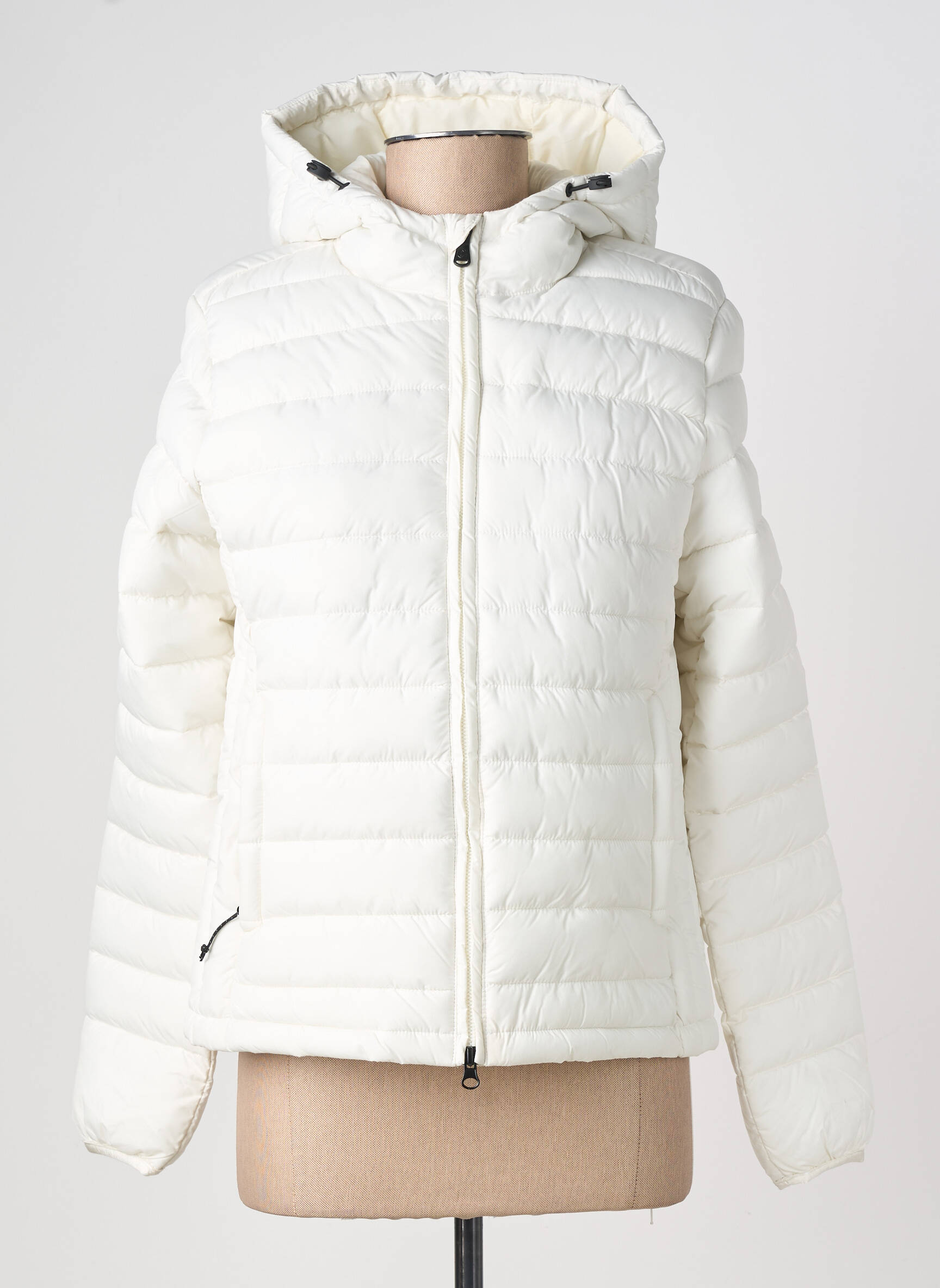 Doudoune manches longues a capuche blanc NORTH SAILS femme