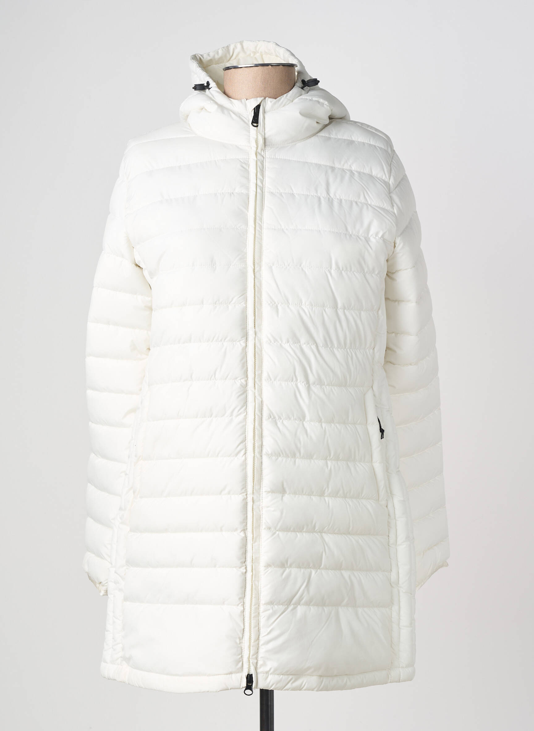 Doudoune manches longues a capuche blanc NORTH SAILS femme