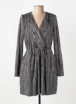 Robe mi-longue manches longues manches longues noir LES TROPEZIENNES PAR M.BELARBI femme