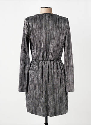 Robe mi-longue manches longues manches longues noir LES TROPEZIENNES PAR M.BELARBI femme
