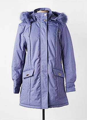 Doudoune manches longues a capuche violet DAMART femme