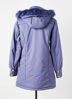 Doudoune manches longues a capuche violet DAMART femme