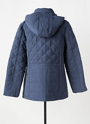 Doudoune manches longues a capuche bleu DAMART femme