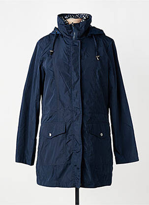 Parka manches longues a capuche bleu DAMART femme