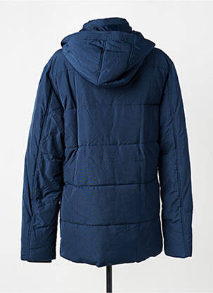 Doudoune manches longues a capuche bleu DAMART femme