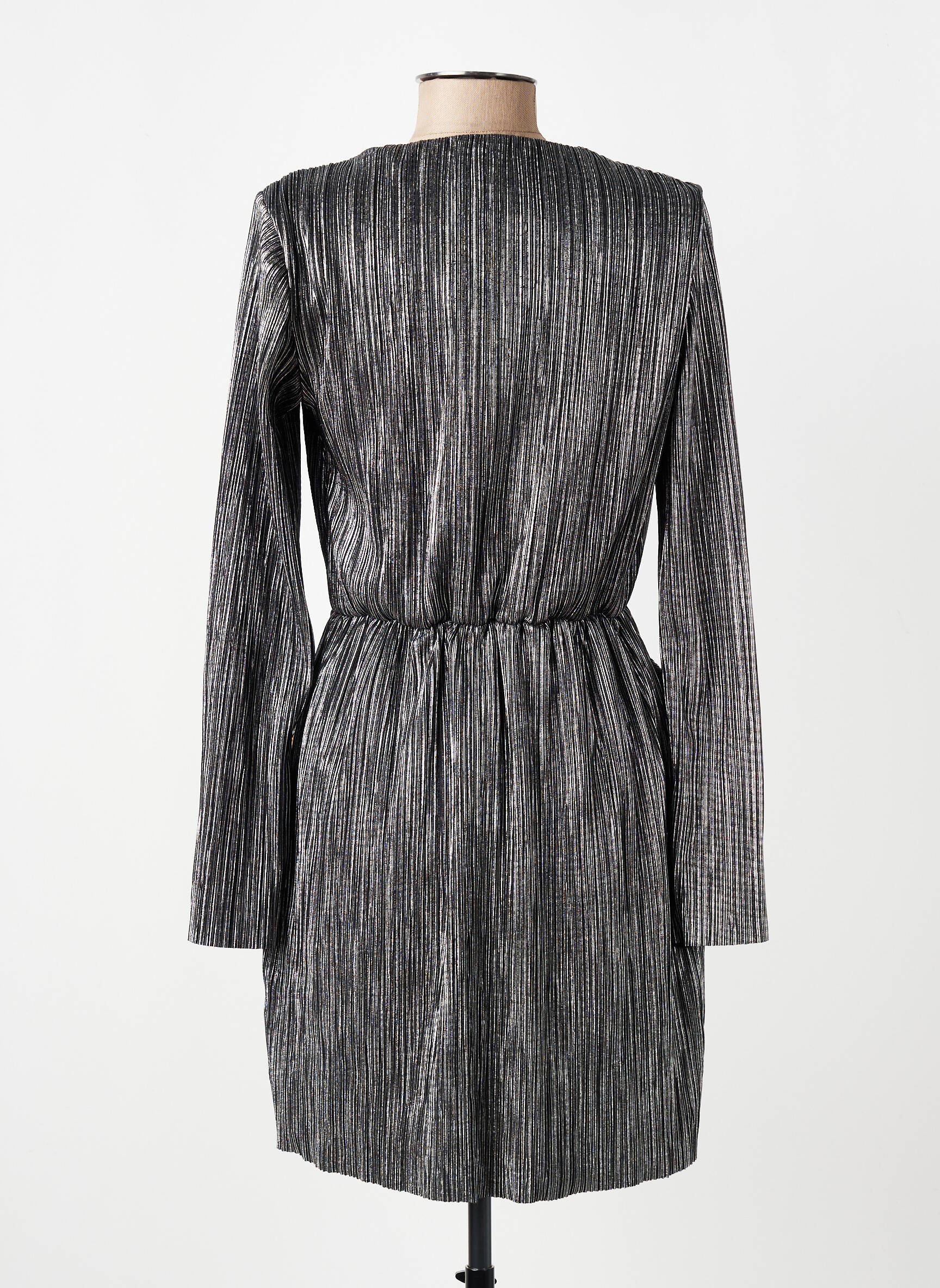 Robe mi-longue manches longues manches longues noir LES TROPEZIENNES PAR M.BELARBI femme