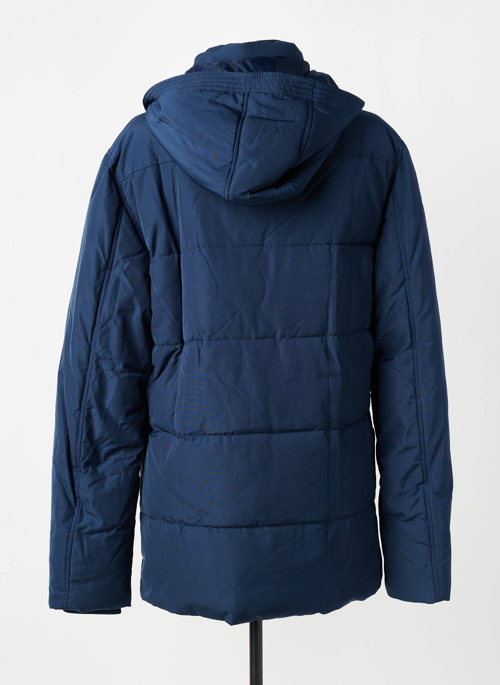 Doudoune manches longues a capuche bleu DAMART femme