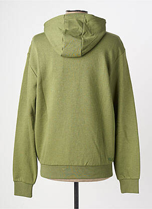 Sweat-shirt à capuche tissage jersey manches longues vert FILA homme